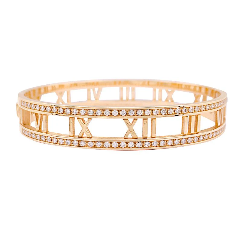 Bracelet TIFFANY & CO. "Atlas" en or rose et diamants