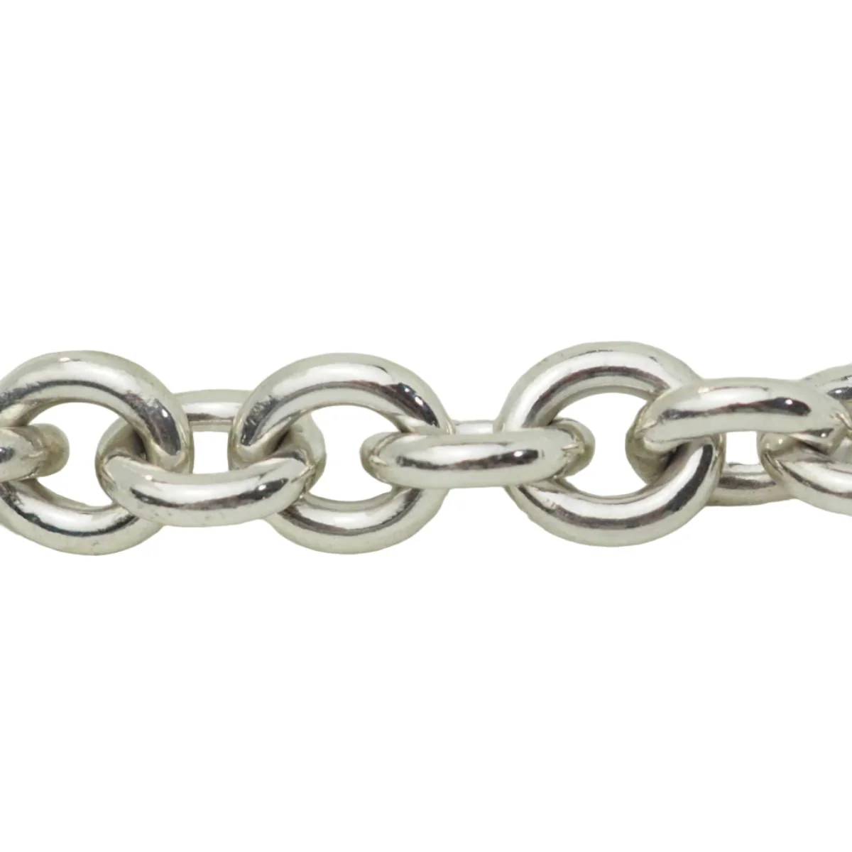 Bracelet Maille TIFFANY & CO. ovale en argent - Image 4