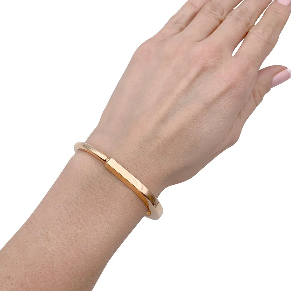 Bracelet Tiffany & Co., "Tiffany Lock", or rose - Image 6