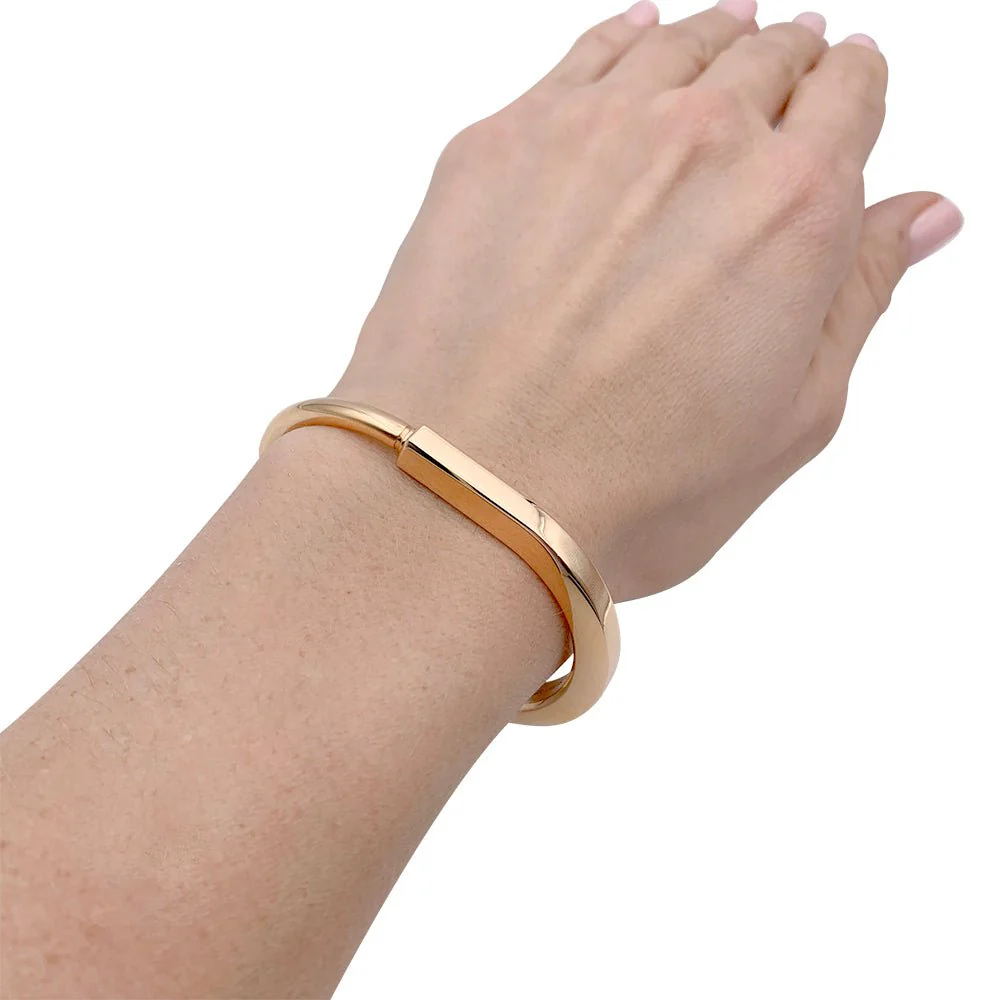 Bracelet Tiffany & Co., "Tiffany Lock", or rose - Image 8