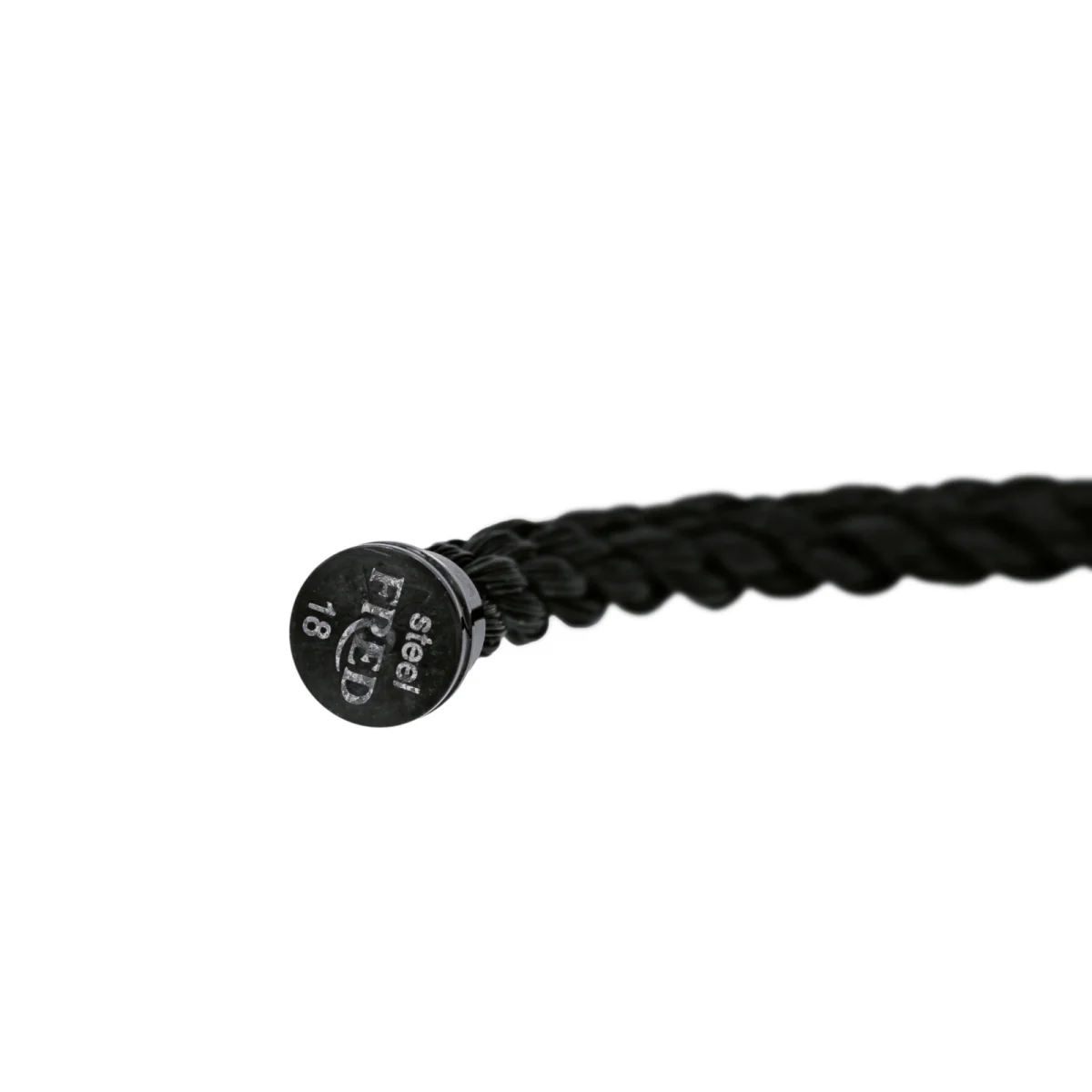 Bracelet FRED "Force 10" en acier, titane et diamants - Image 5