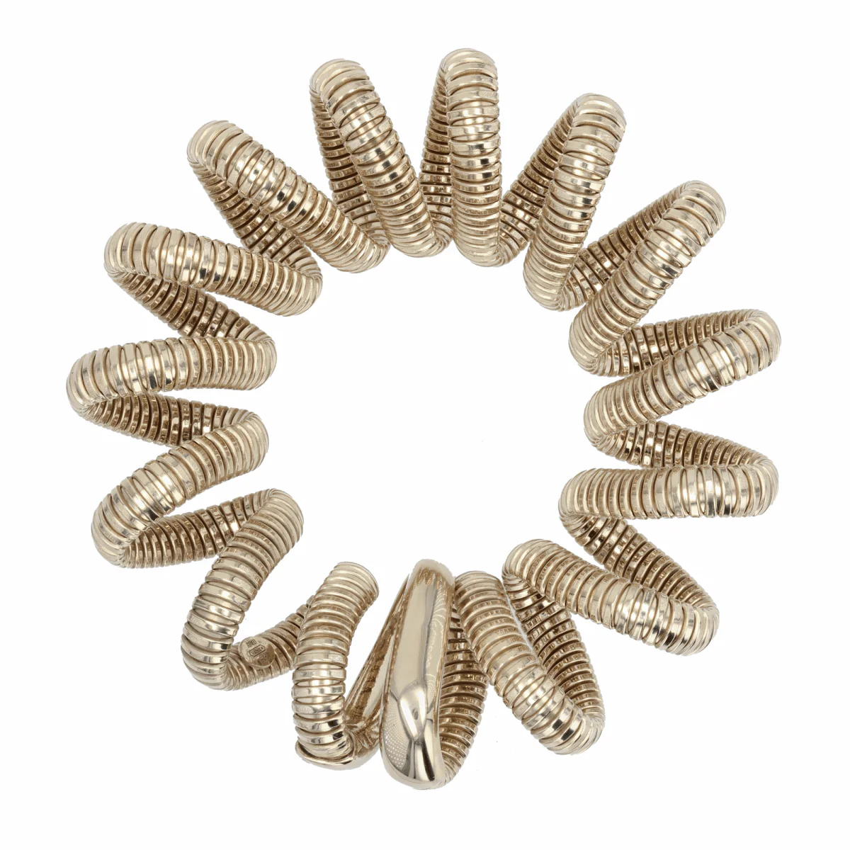 Bracelet Jonc en vermeil et argent - Image 3