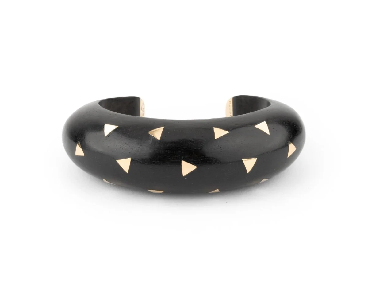 Bracelet VAN CLEEF & ARPELS en or jaune et bois d'amourette