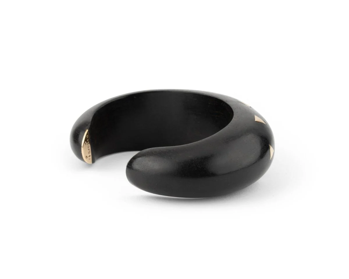 Bracelet VAN CLEEF & ARPELS en or jaune et bois d'amourette - Image 5