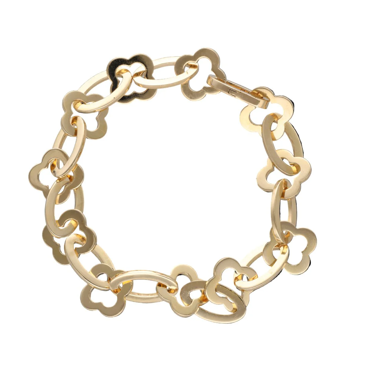 Bracelet VAN CLEEF & ARPELS "Byzantine Alhambra" en or jaune