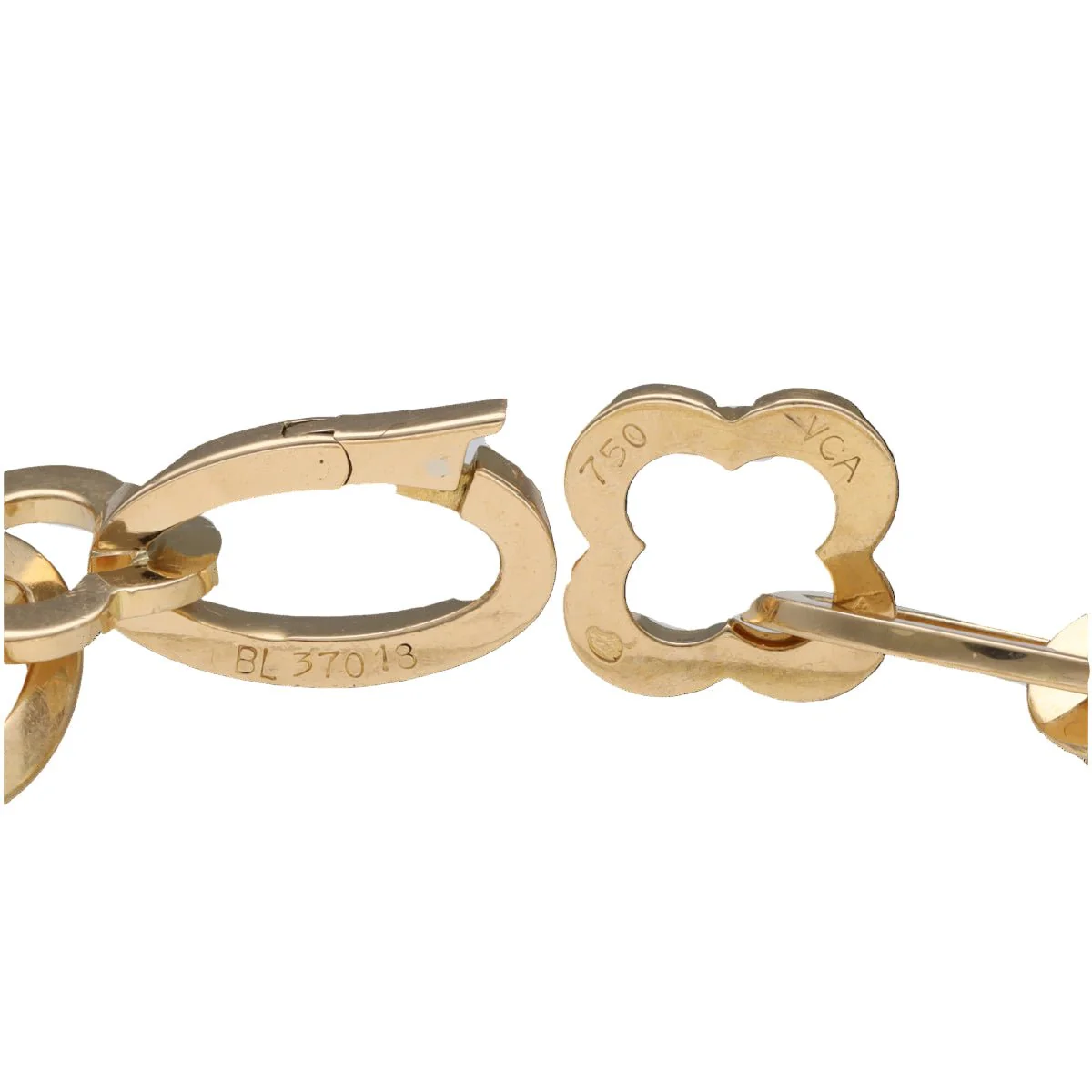 Bracelet VAN CLEEF & ARPELS "Byzantine Alhambra" en or jaune - Image 2