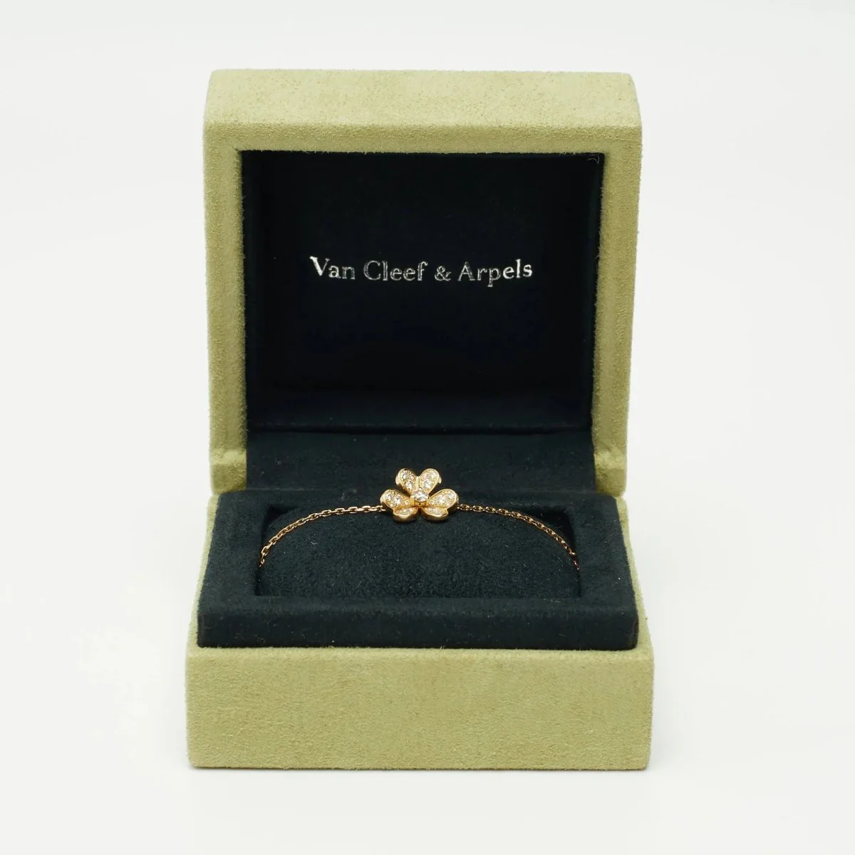 Bracelet Van Cleef & Arpels Frivole pavé en or jaune et diamants - Image 3