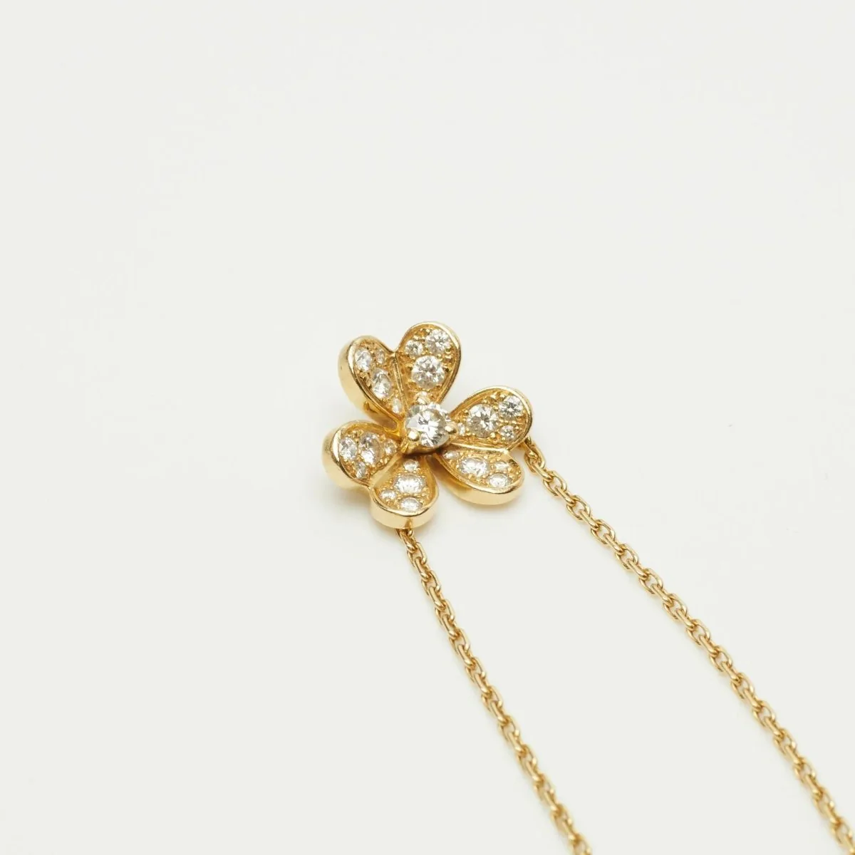 Bracelet Van Cleef & Arpels Frivole pavé en or jaune et diamants - Image 5