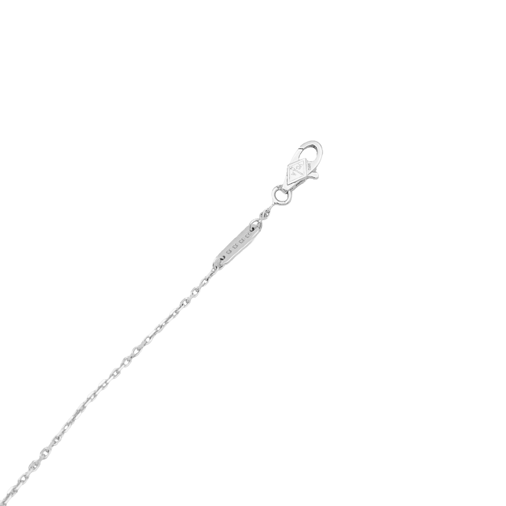 Bracelet Ligne VAN CLEEF & ARPELS "Sweet Alhambra" en or blanc et diamants - Image 5