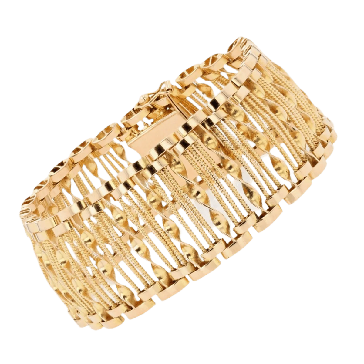 Bracelet Souple en or jaune - Image 4