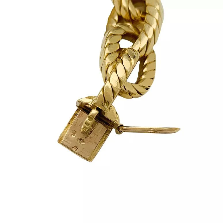 Bracelet vintage en or jaune - Image 3