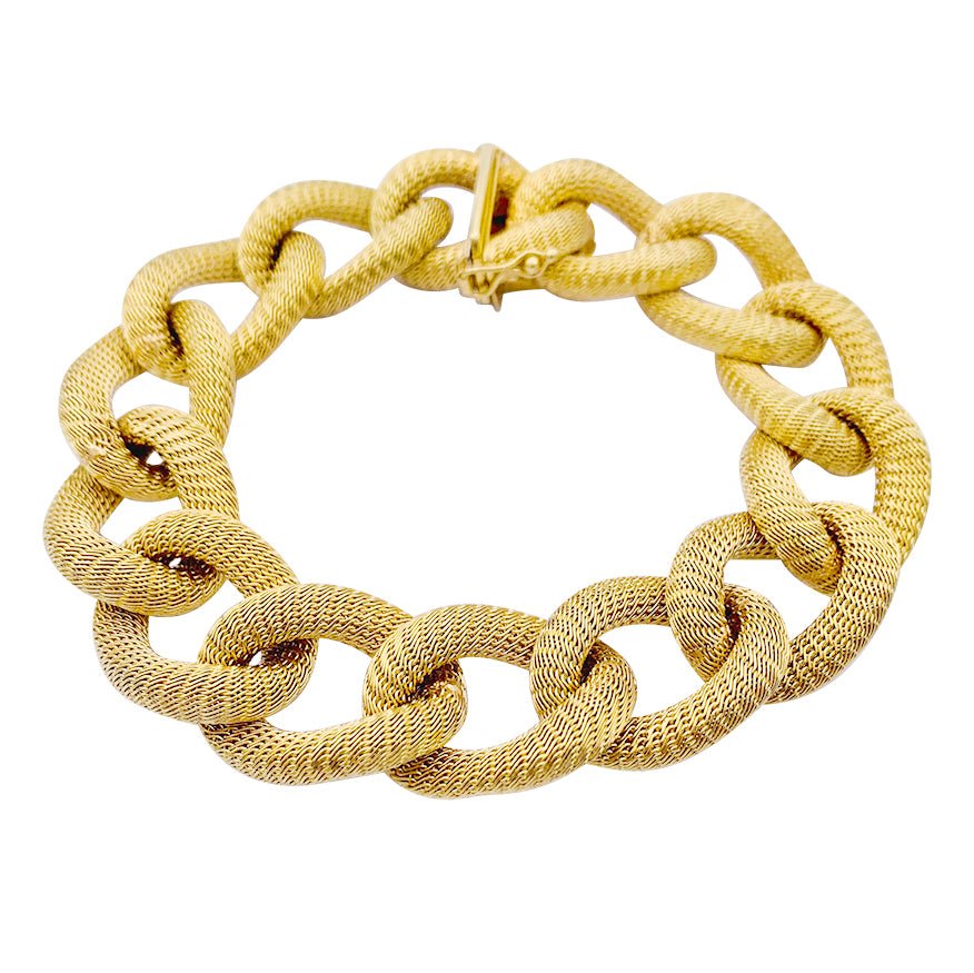 Bracelet maillon en or jaune - Image 2