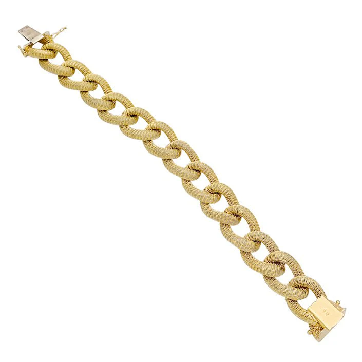 Bracelet maillon en or jaune - Image 3