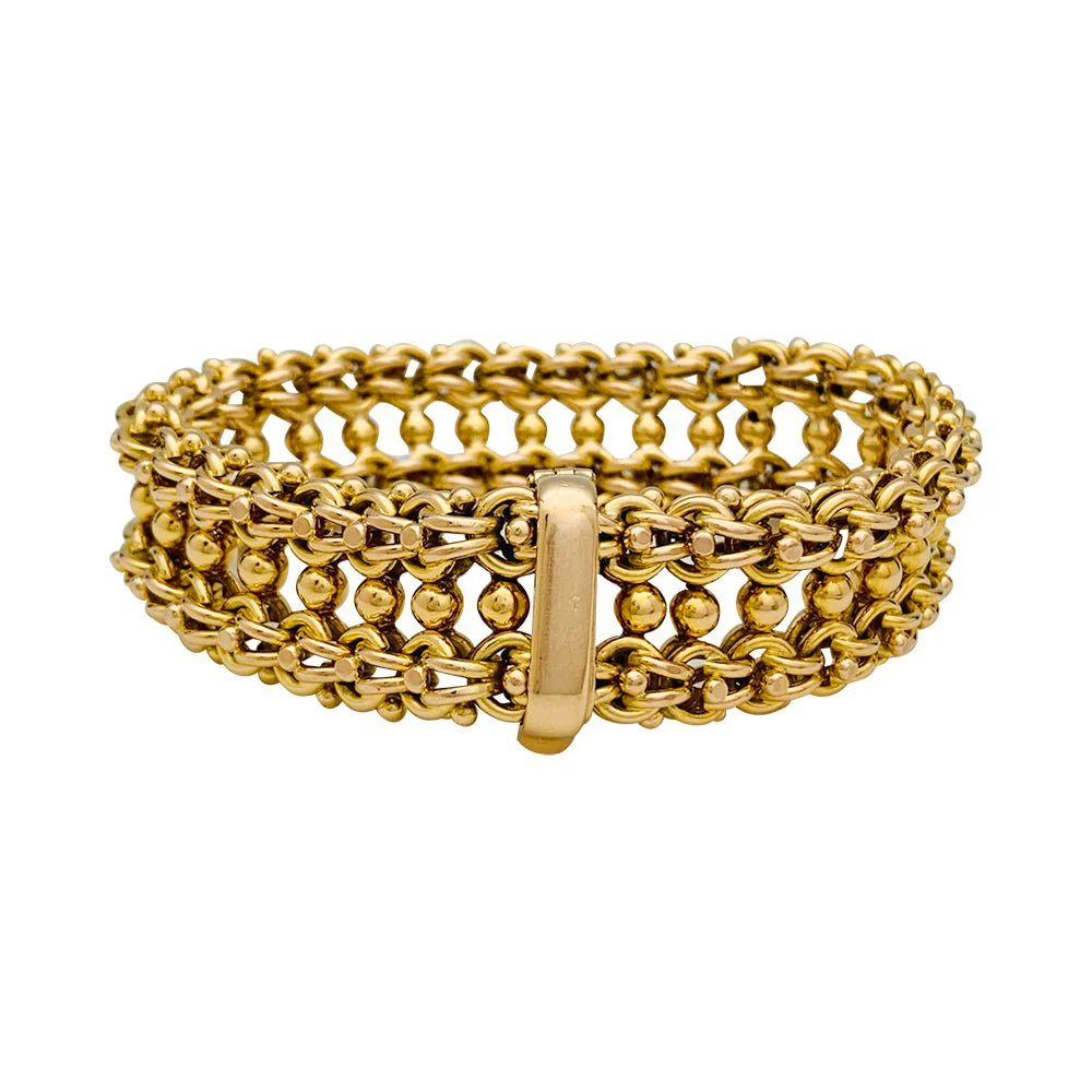 Bracelet Vintage en or jaune - Image 3