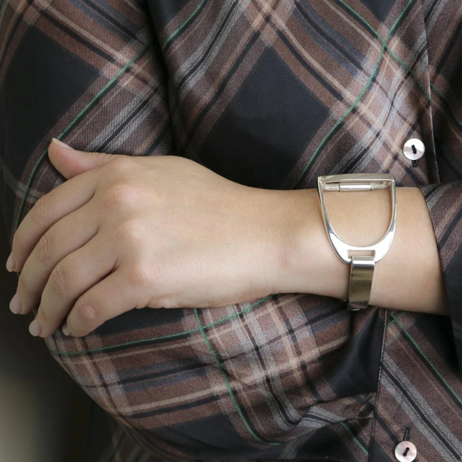 Bracelet ETRIER en argent - Image 2