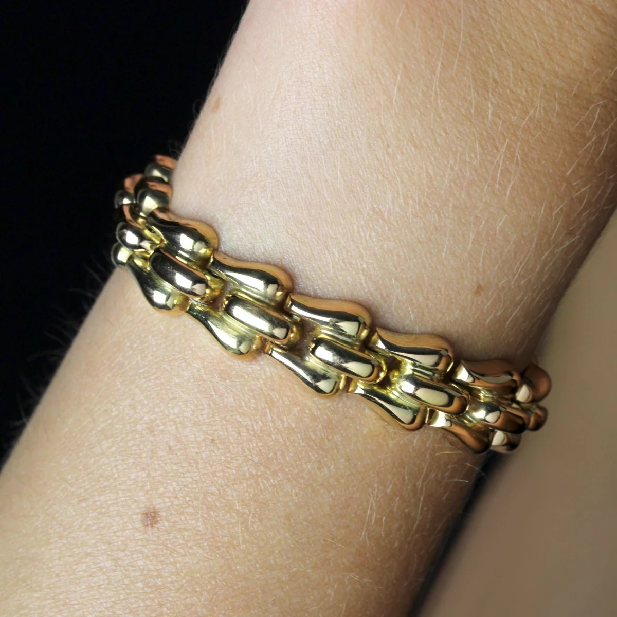 Bracelet Maille en or jaune - Image 2