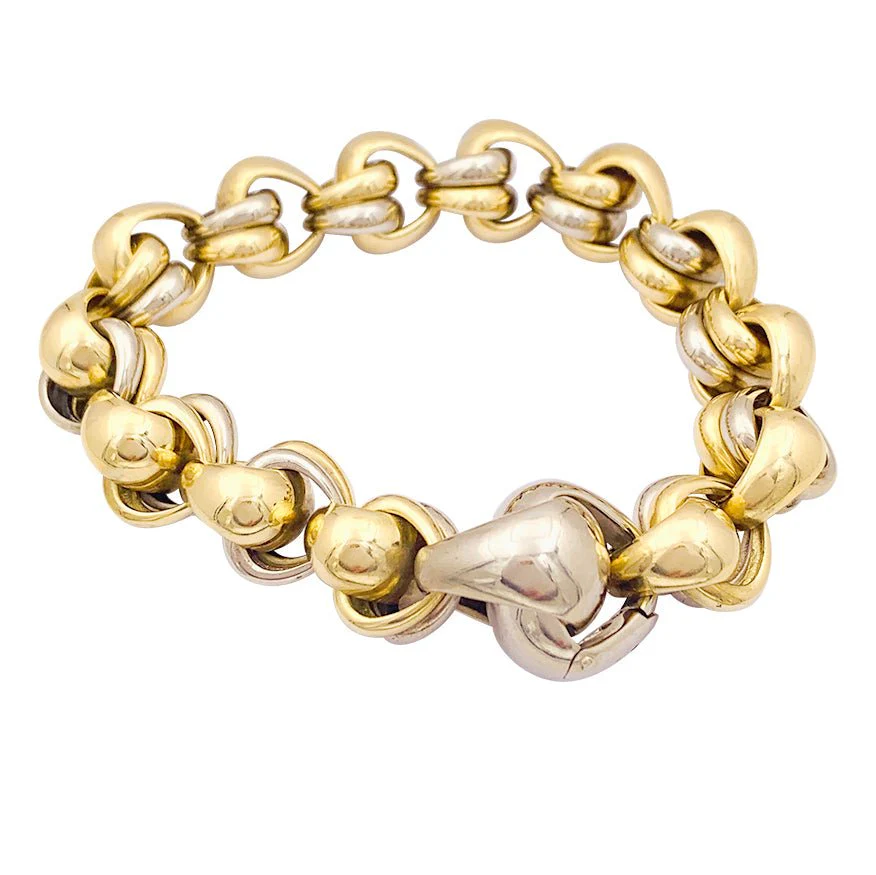 Bracelet POMELLATO en or jaune et blanc - Image 3