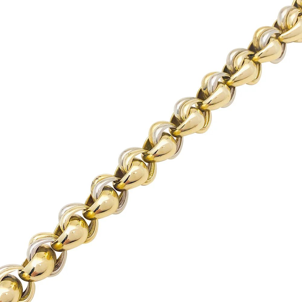 Bracelet POMELLATO en or jaune et blanc - Image 4