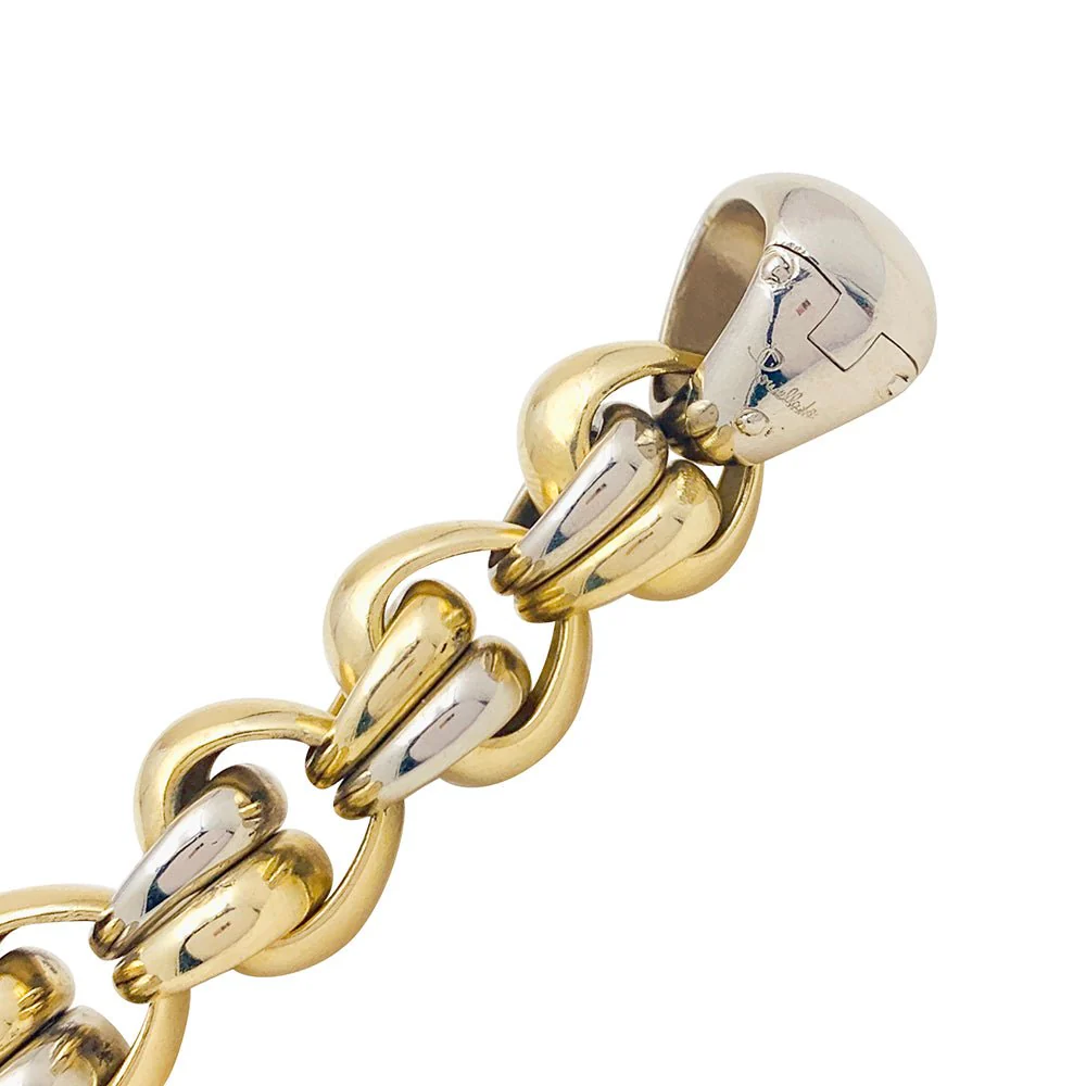 Bracelet POMELLATO en or jaune et blanc - Image 6