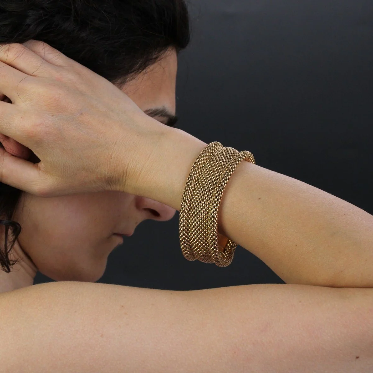 Bracelet Souple en or jaune - Image 2