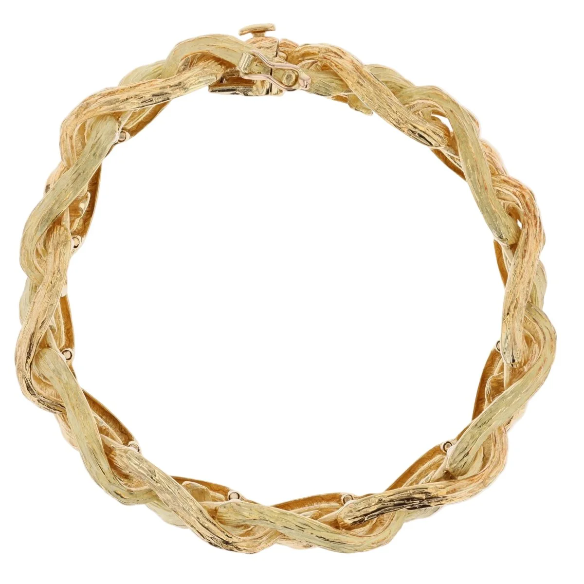 Bracelet en or jaune et or vert - Image 3