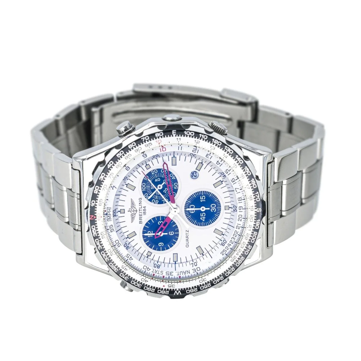 Montre BREITLING "Jupiter Pilot" en acier et quartz - Image 5