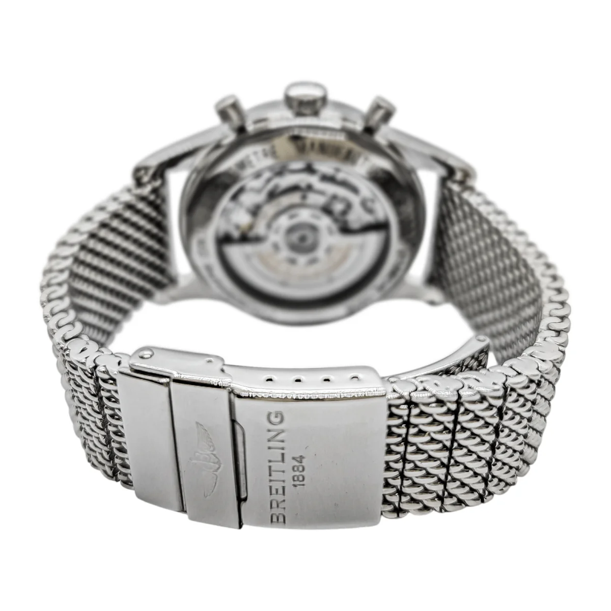 Montre Mécanique BREITLING "Transocean Chronograph" en acier - Image 5