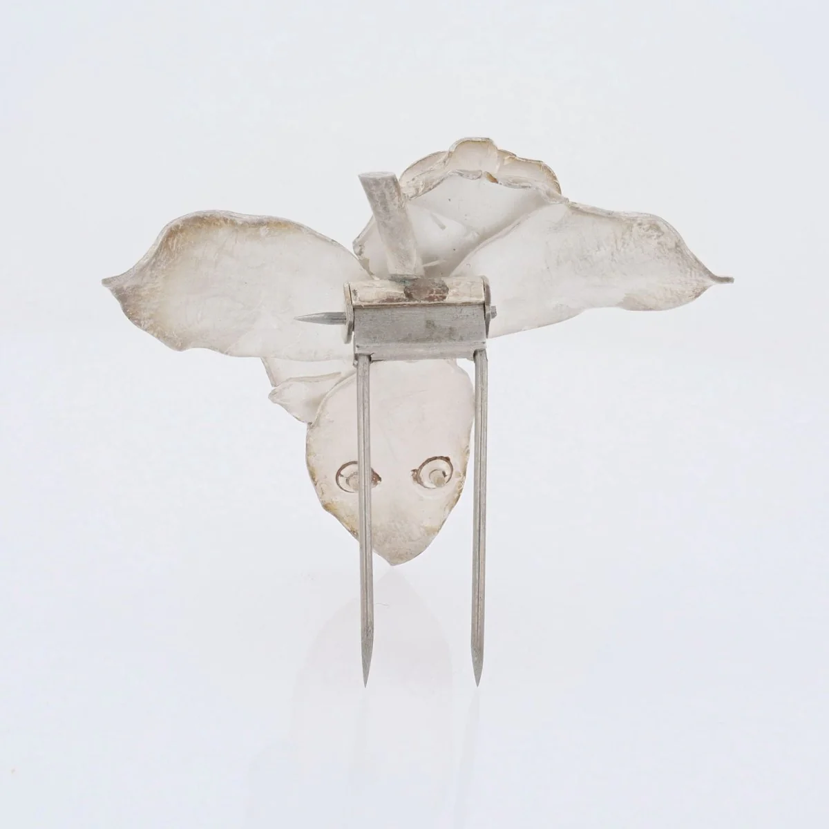 Broche GEORGES-RENÉ LECOMTE Boutons de rose en argent - Image 10