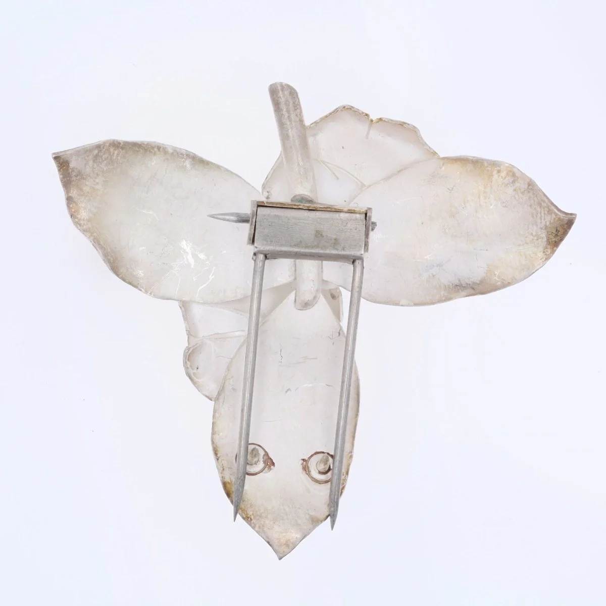 Broche GEORGES-RENÉ LECOMTE Boutons de rose en argent - Image 11