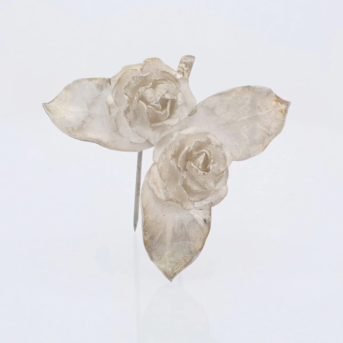 Broche GEORGES-RENÉ LECOMTE Boutons de rose en argent - Image 9