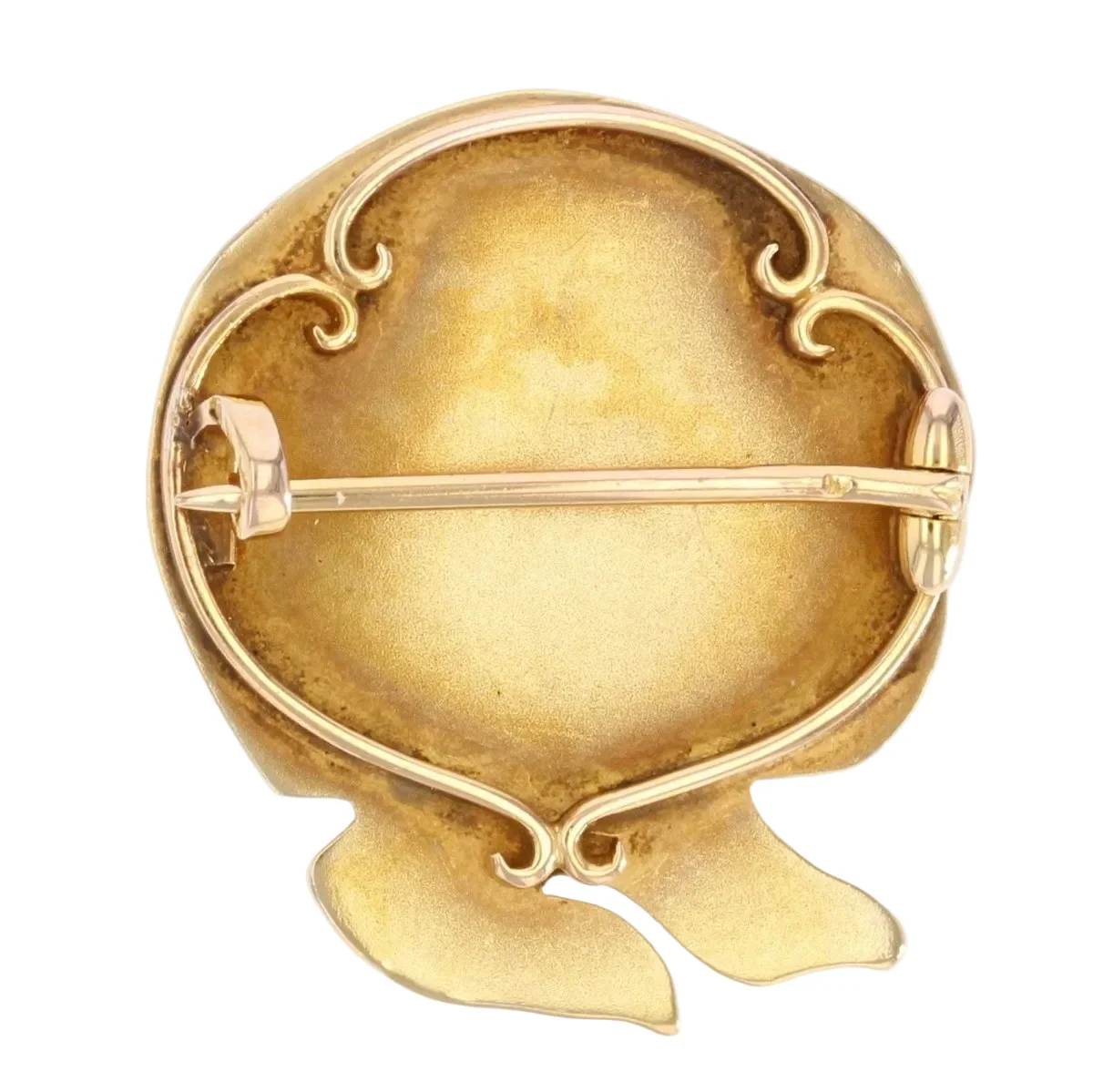 Broche Épingle VAN DER STRAETEN en or jaune - Image 3