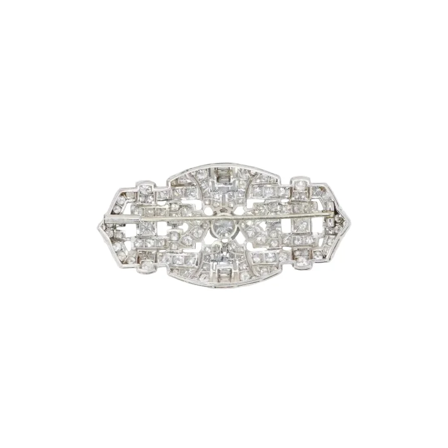 Broche Art Deco diamants 7 ct - Image 3