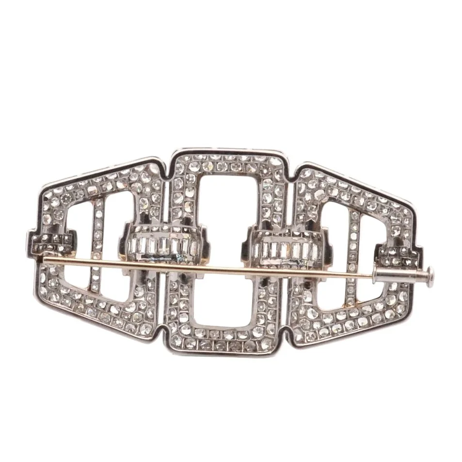 Broche Épingle en platine et diamants - Image 2