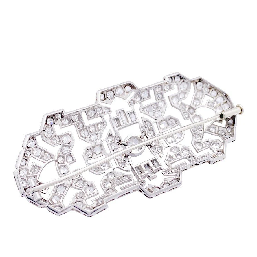 Broche en platine et diamants - Image 3