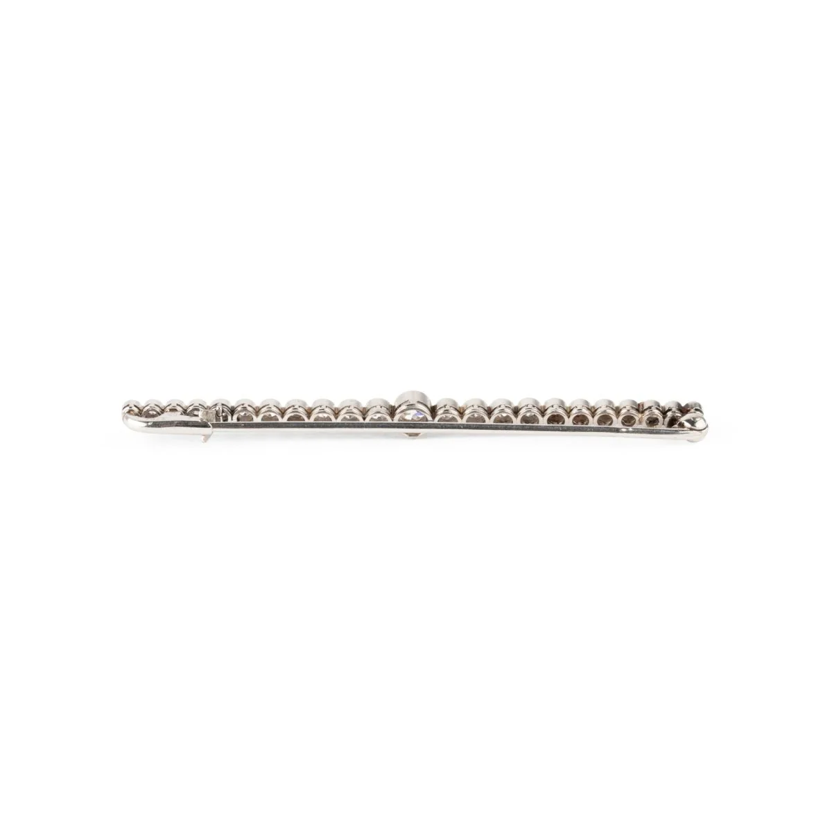 Broche Barrette HENRI VEVER en platine et diamants - Image 3