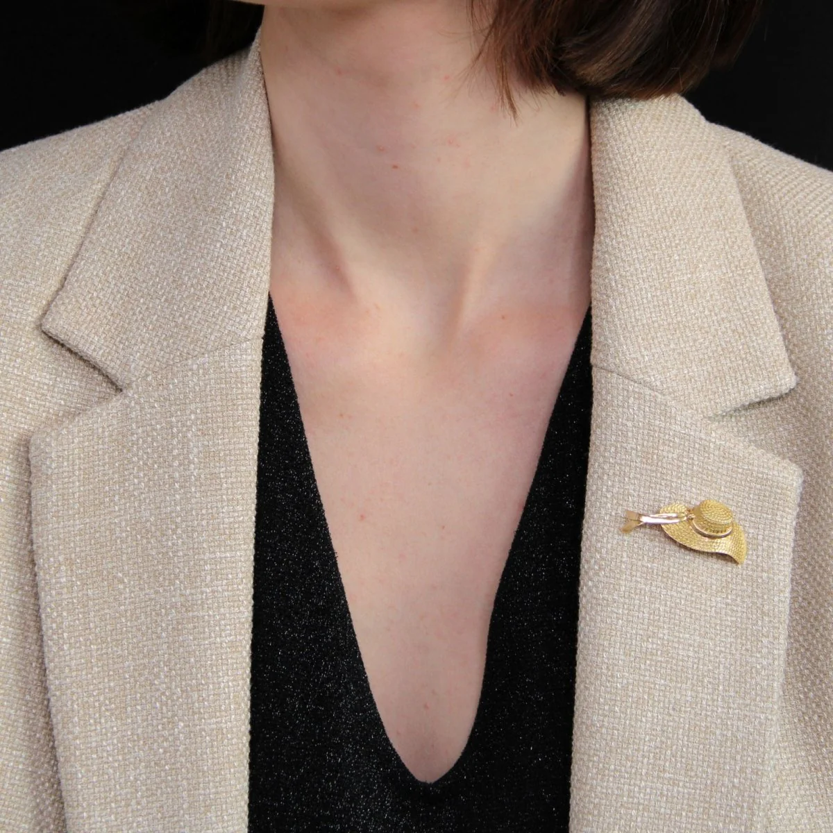 Broche Épingle KIRBY en or jaune - Image 2