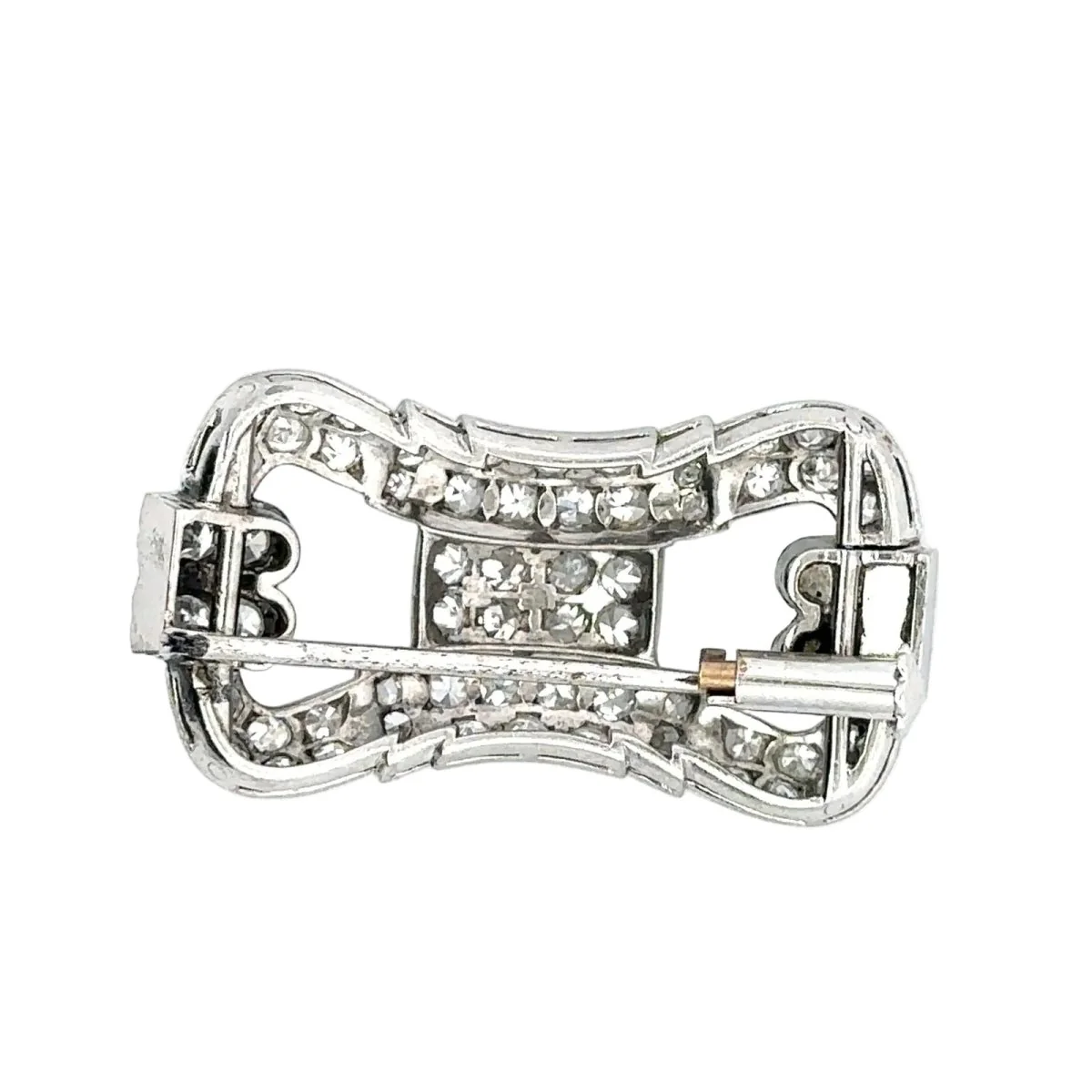 Broche Épingle en or blanc et diamants - Image 9
