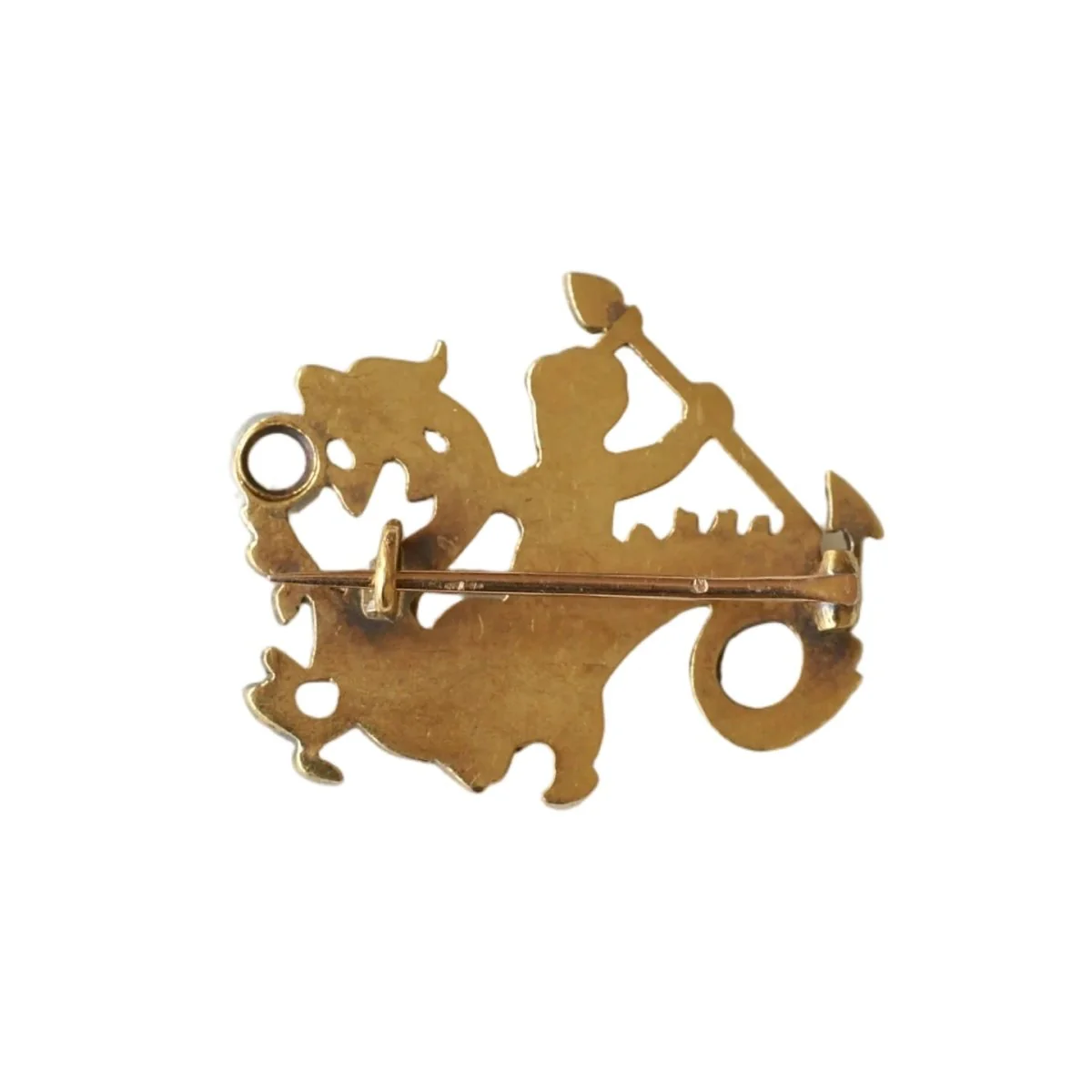 Broche Épingle en or jaune et diamant - Image 2