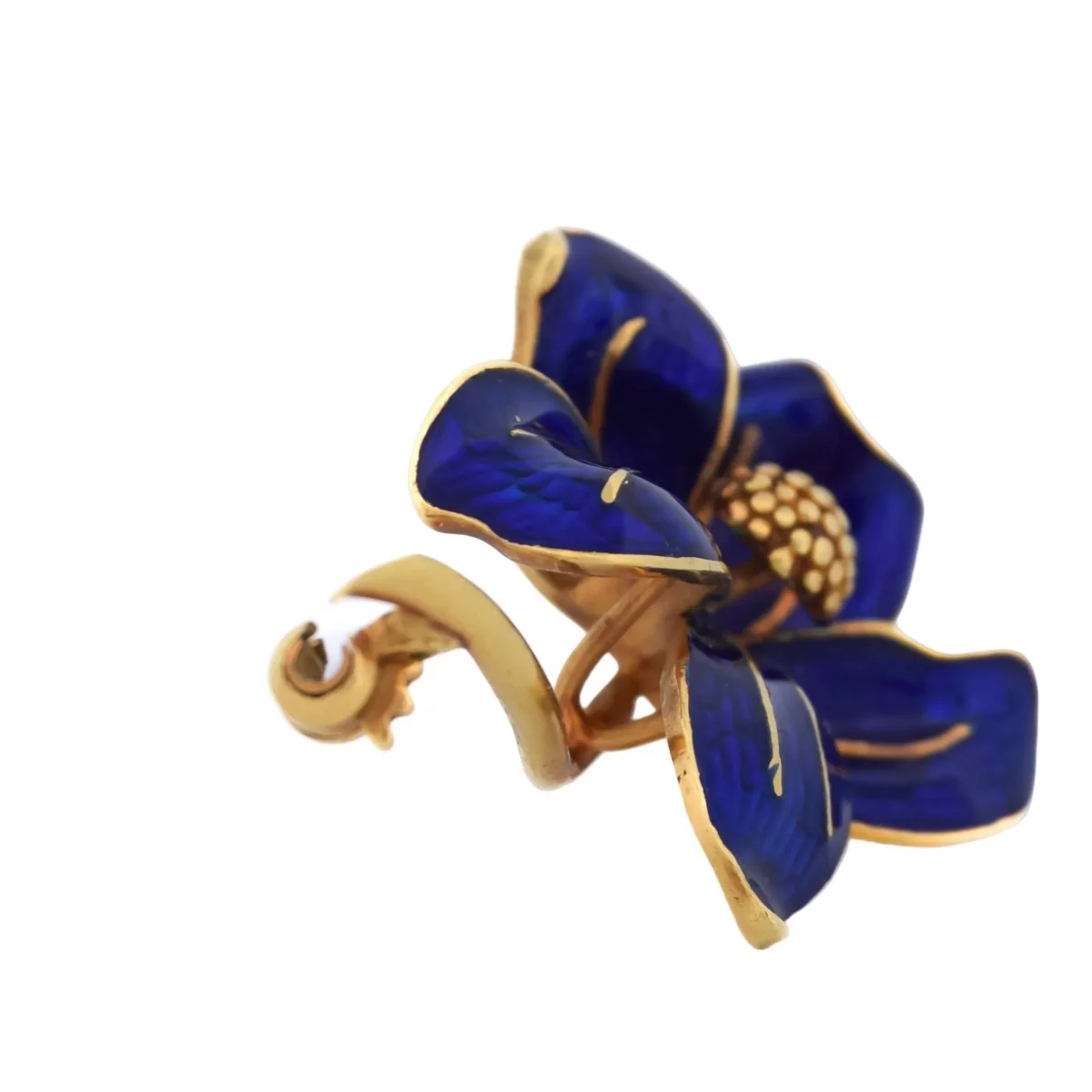 Broche Épingle en or jaune et émail - Image 5