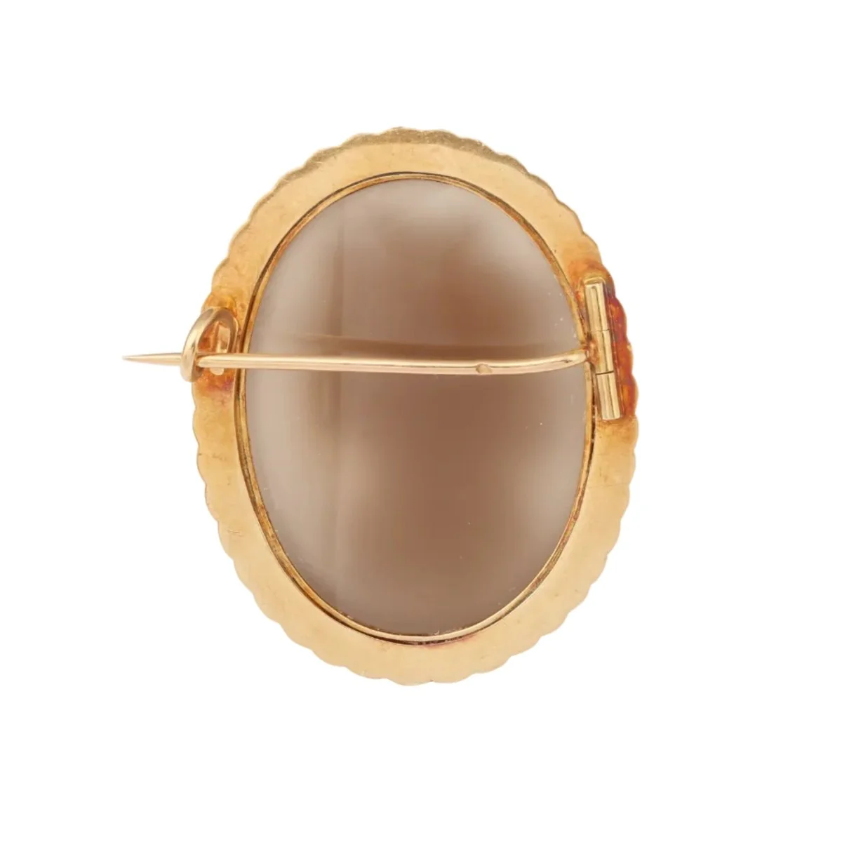Broche Épingle en or jaune, sardonyx et perles - Image 3