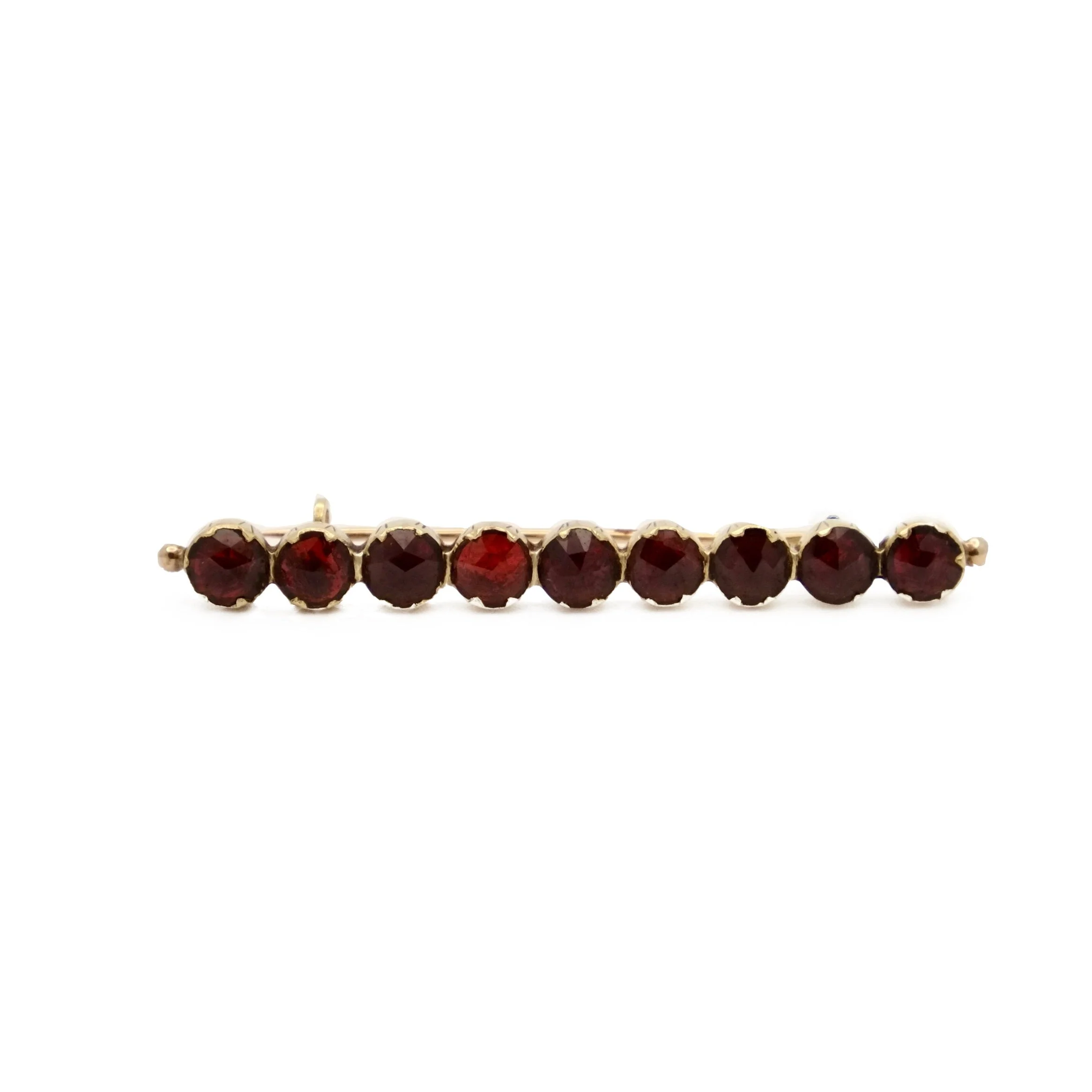Broche grenats en or ou argent - Image 4