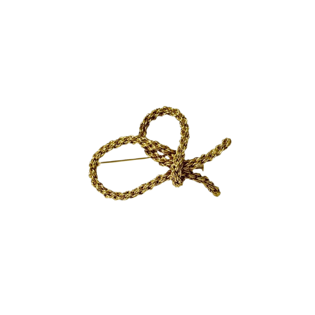 Broche Épingle "Noeud" en or jaune