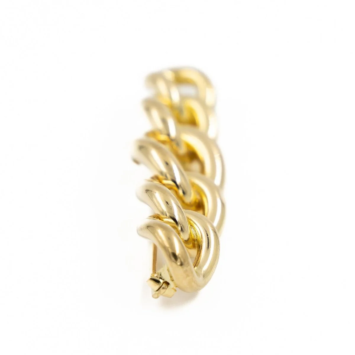 Broche Maille en or jaune - Image 3