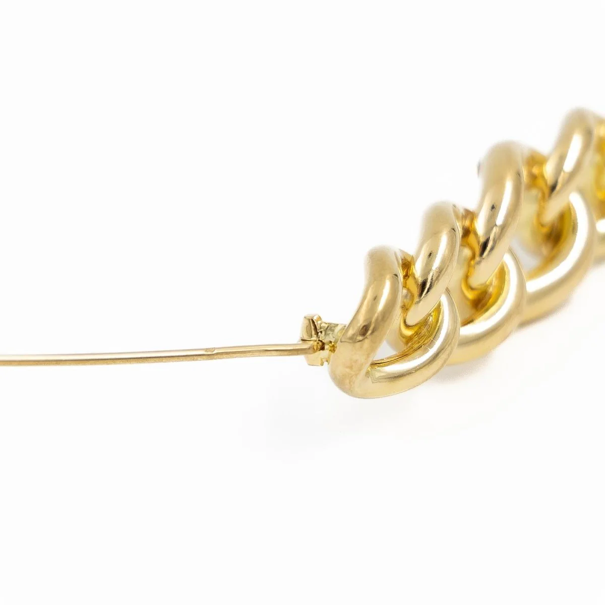 Broche Maille en or jaune - Image 4