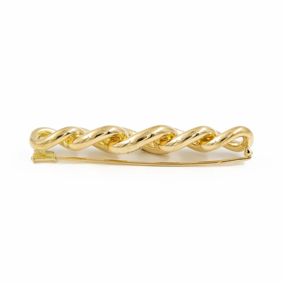 Broche Maille en or jaune - Image 5