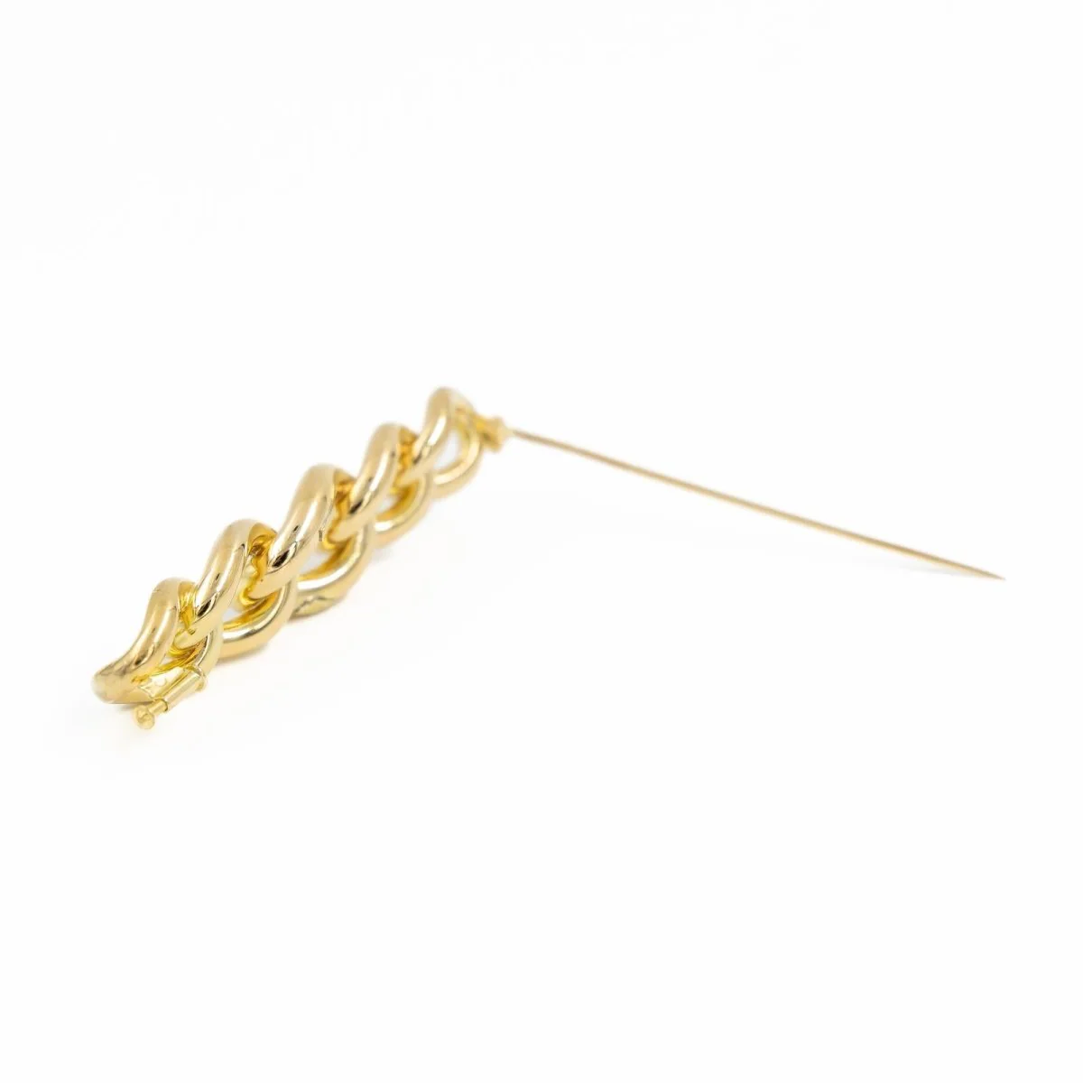 Broche Maille en or jaune - Image 6