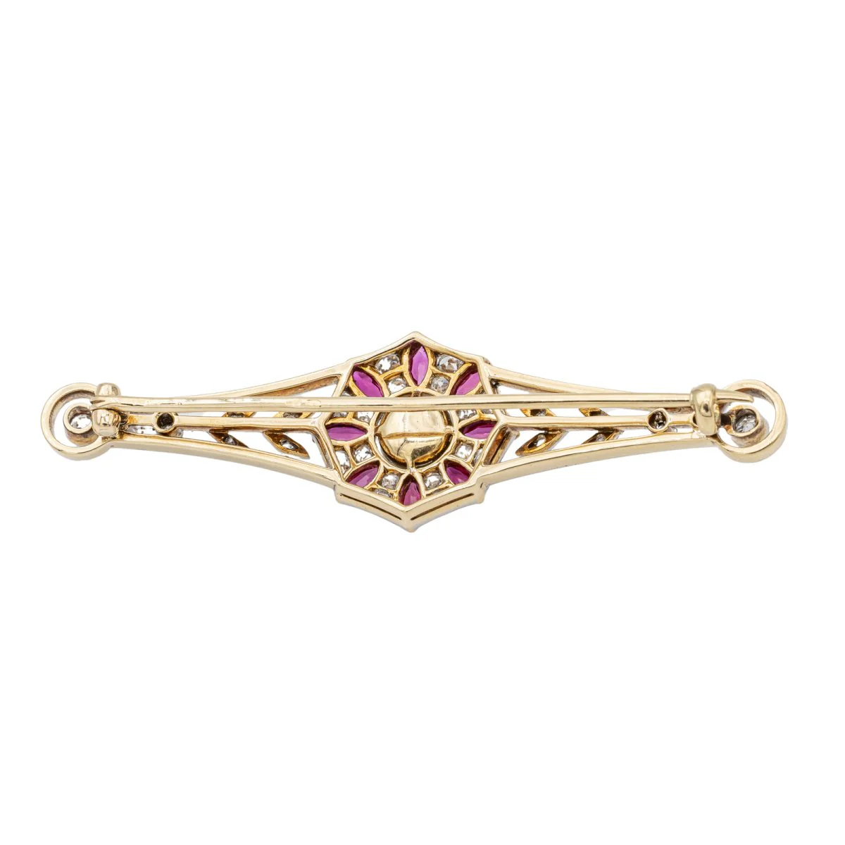 Broche Or jaune  Perle Mabé - Image 5