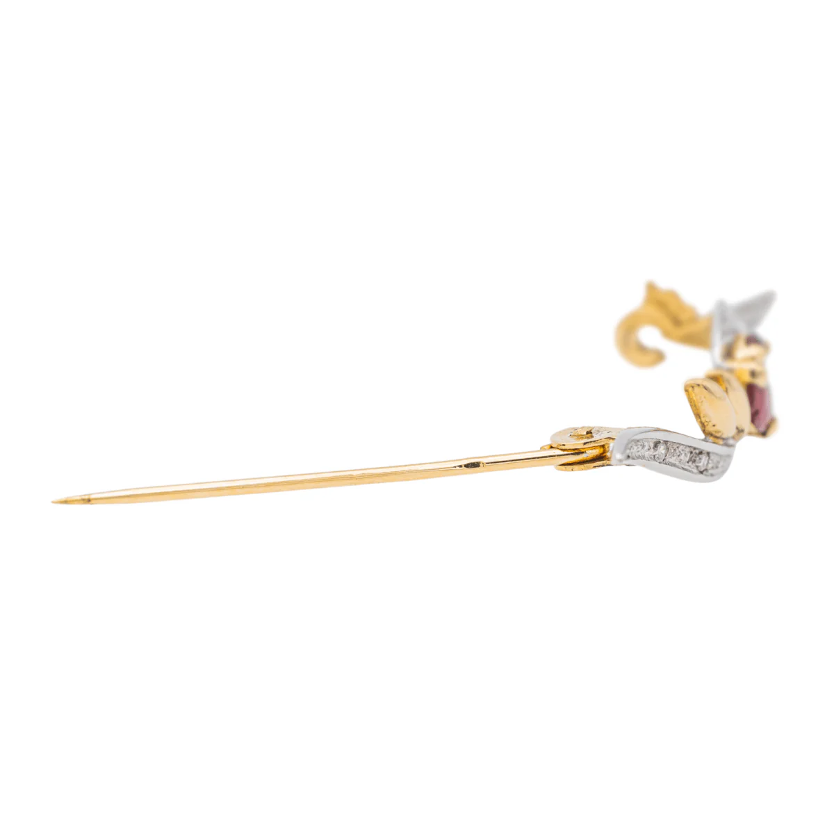 Broche Or jaune Rubis - Image 6