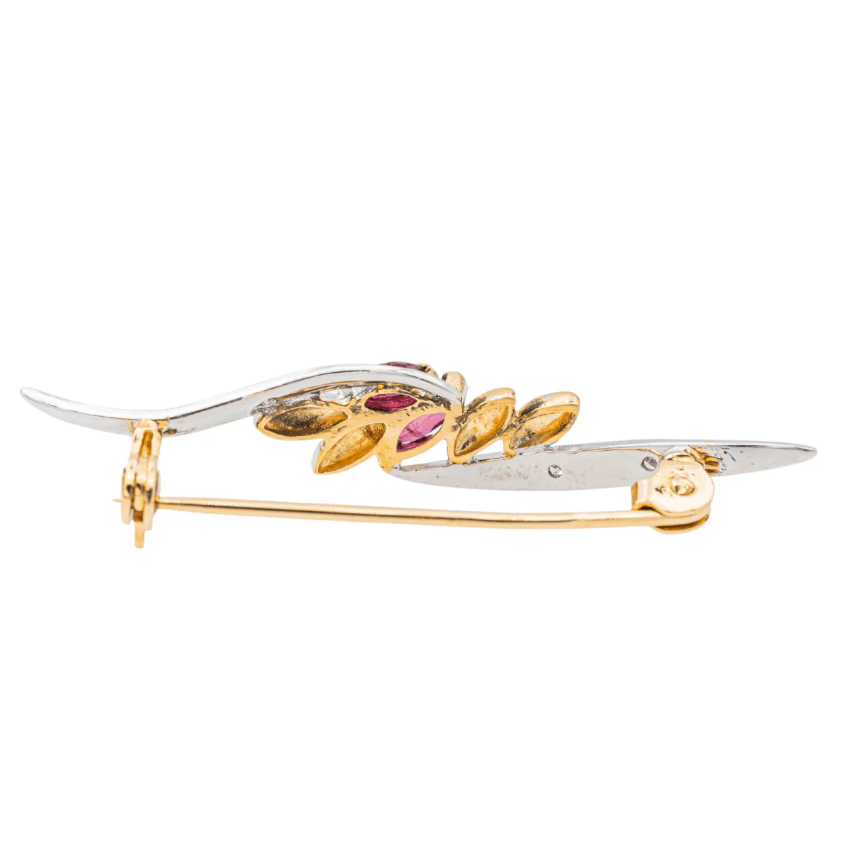 Broche Or jaune Rubis - Image 7