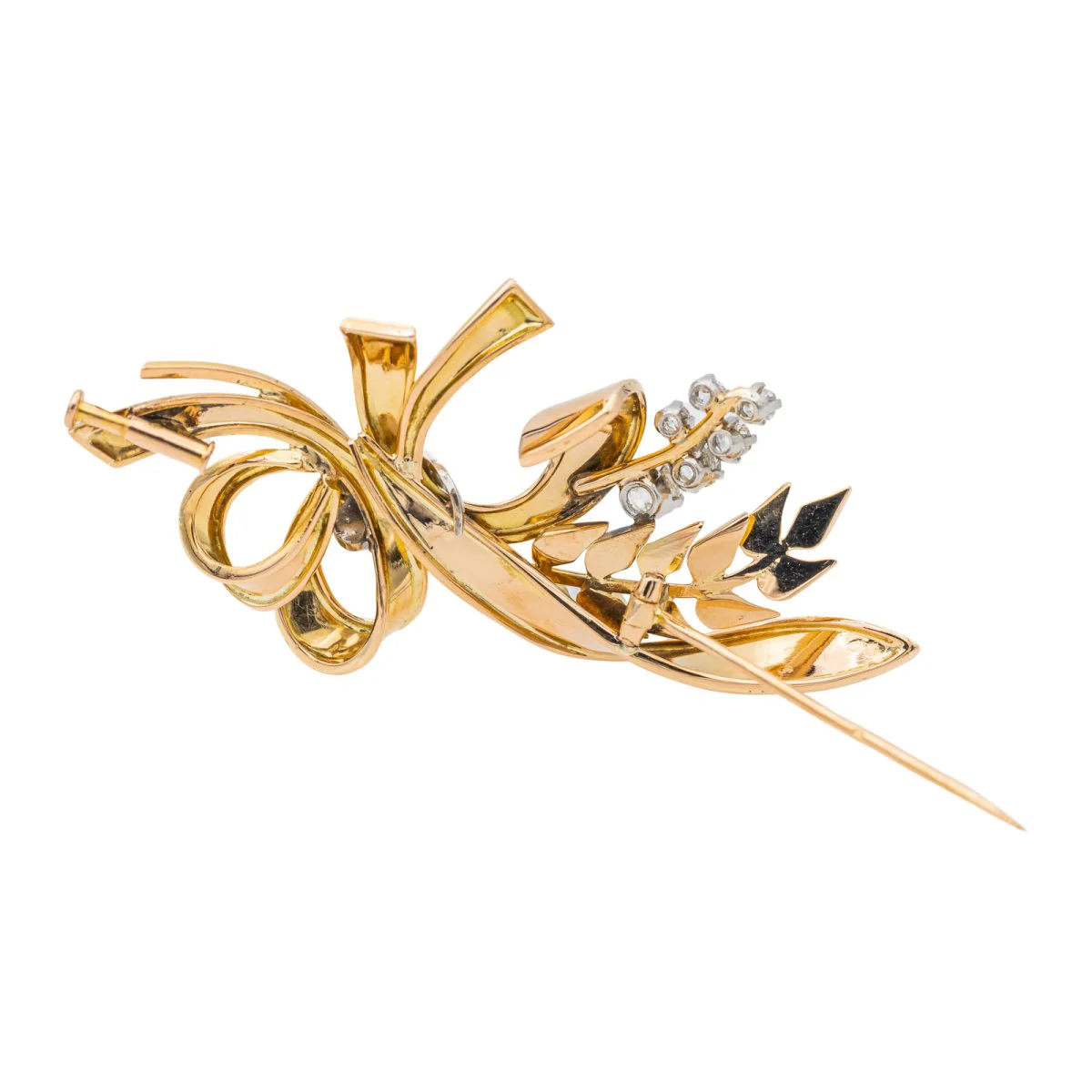 Broche Or rose Diamant - Image 3
